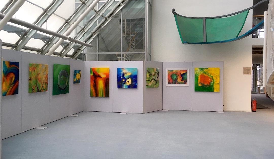 Landratsamt Ulm - Ausstellung "Bunte Vielfalt" von christinART Ulm