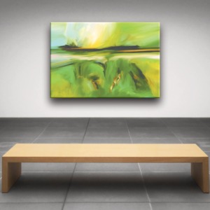 Kunstdruck auf Leinwand von christinart_ulm Titel: Berglandschaft