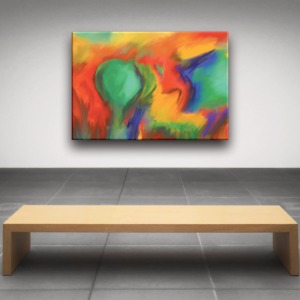 Kunstdruck auf Leinwand Blume am Wegrand christinart_ulm