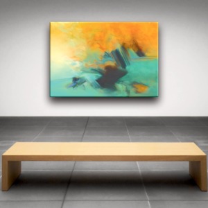 Kunstdruck auf Leinwand Felsküste christinart_ulm