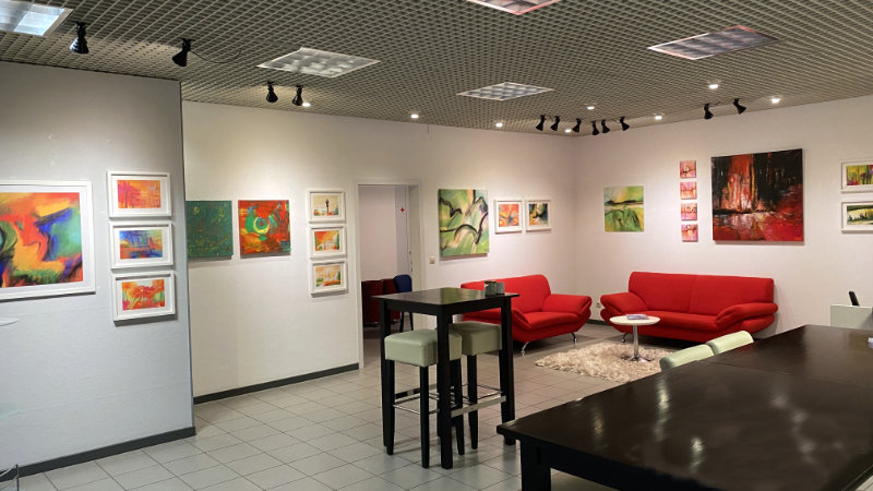 Ausstellung christinART Ulm bei Remax Ulm christinART Ausstellung bei REMAX Immobiliencenter Ulm-Söflingen